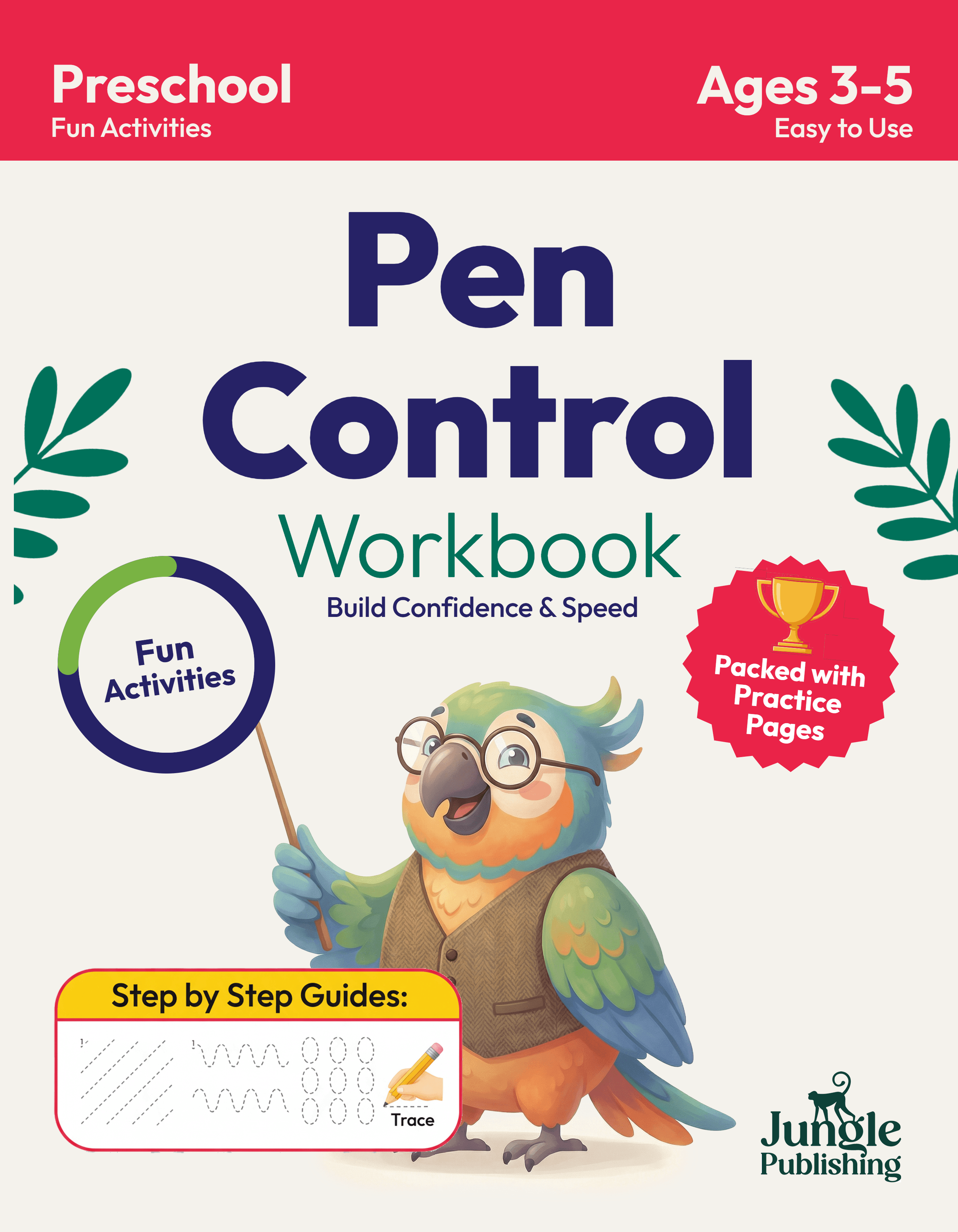 Pen Control Line Tracing Workbook