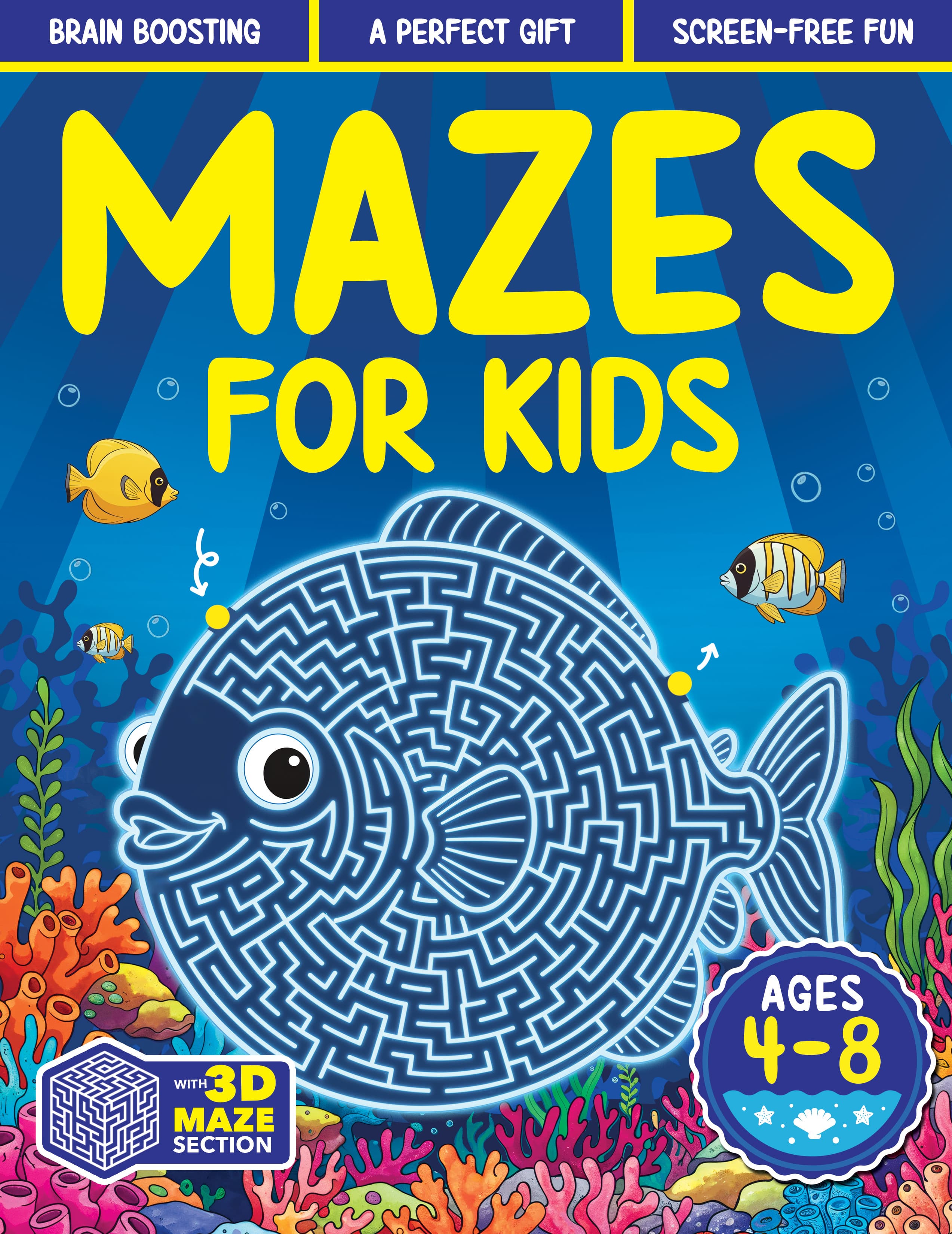 Mazes for Kids Ages 4-8